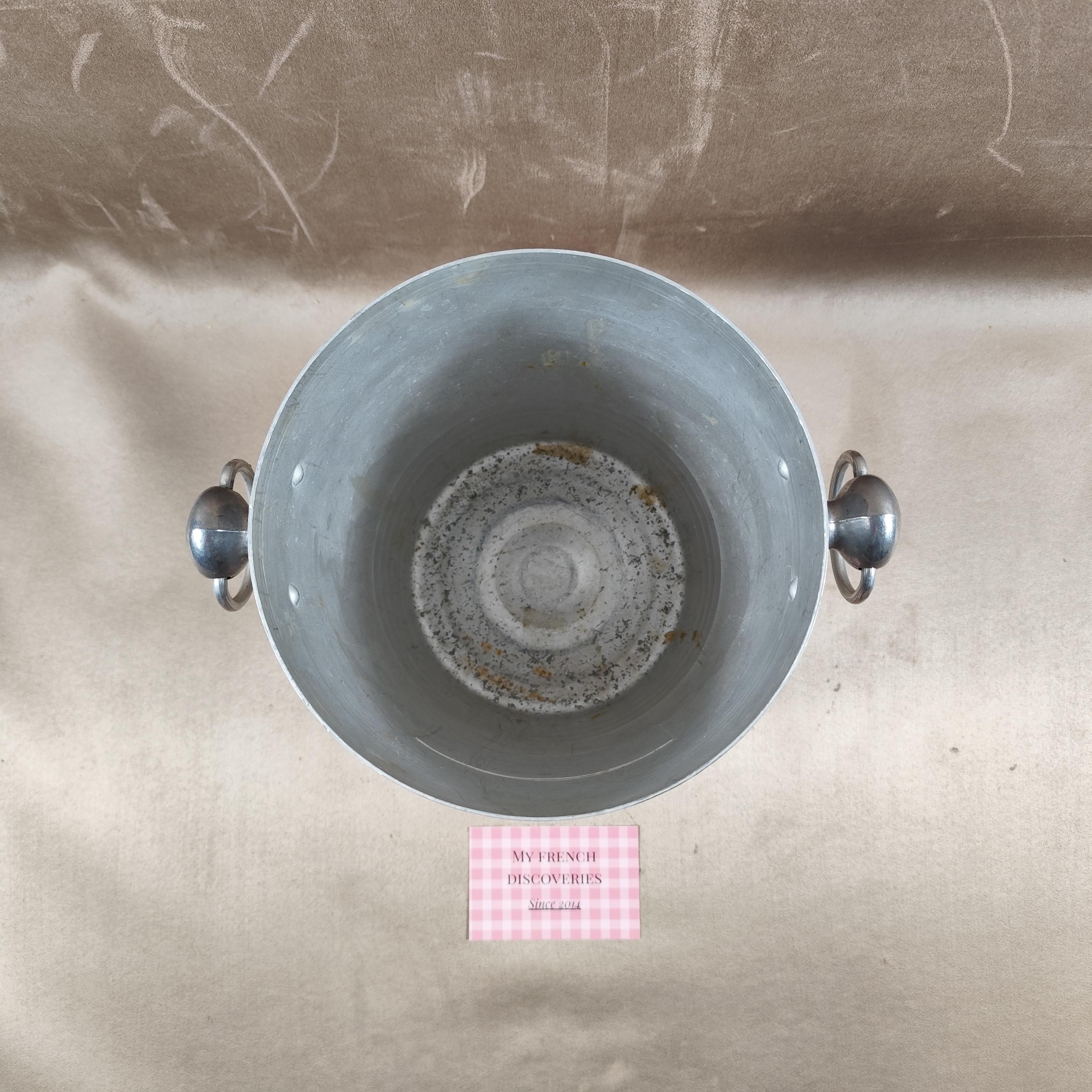 Seau à Champagne Argit – Signé A. Rothschild & Co. Epernay – Aluminium – France