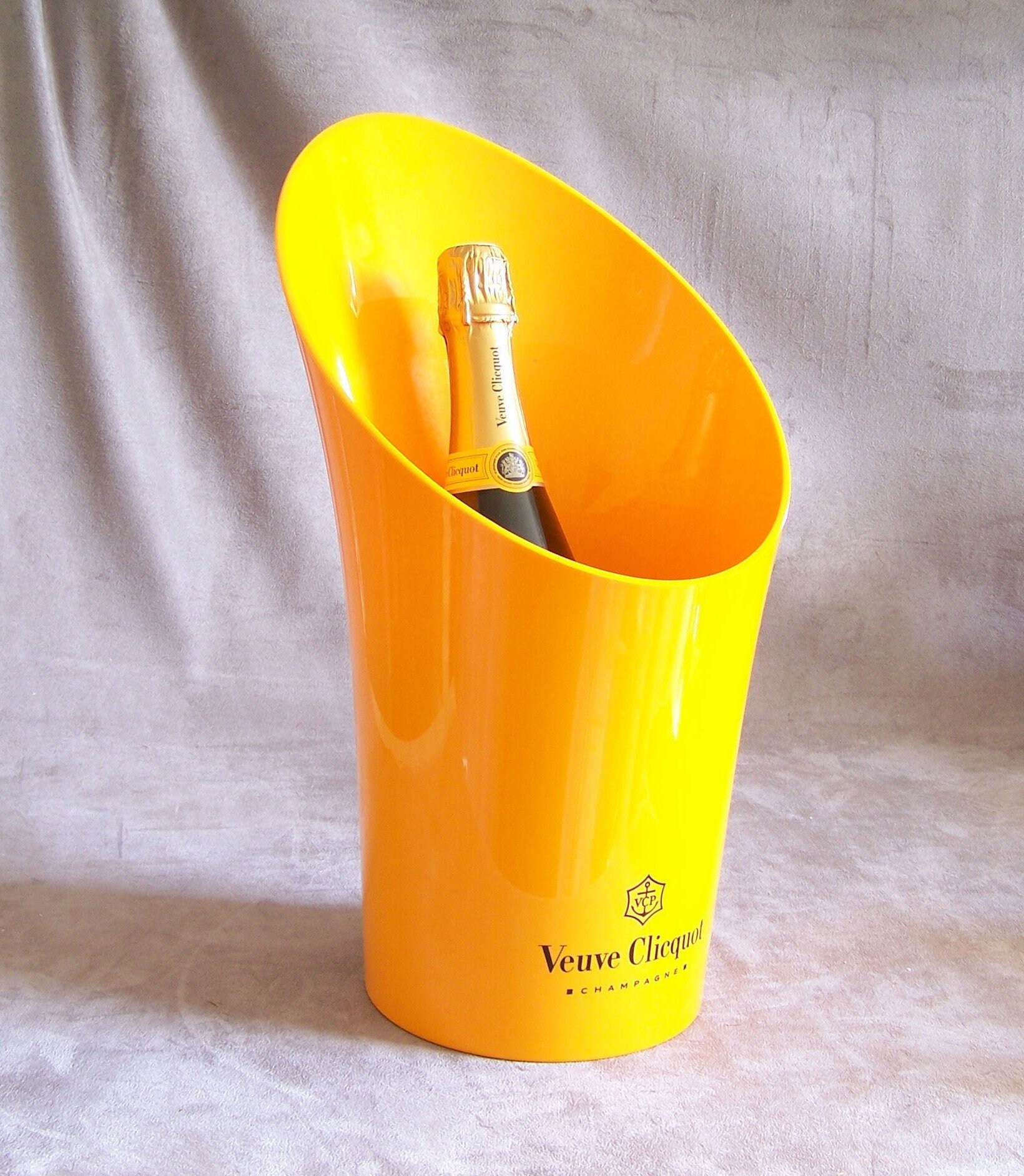 Seau à Champagne Veuve Clicquot – Métal Argenté, Rare, Made In France