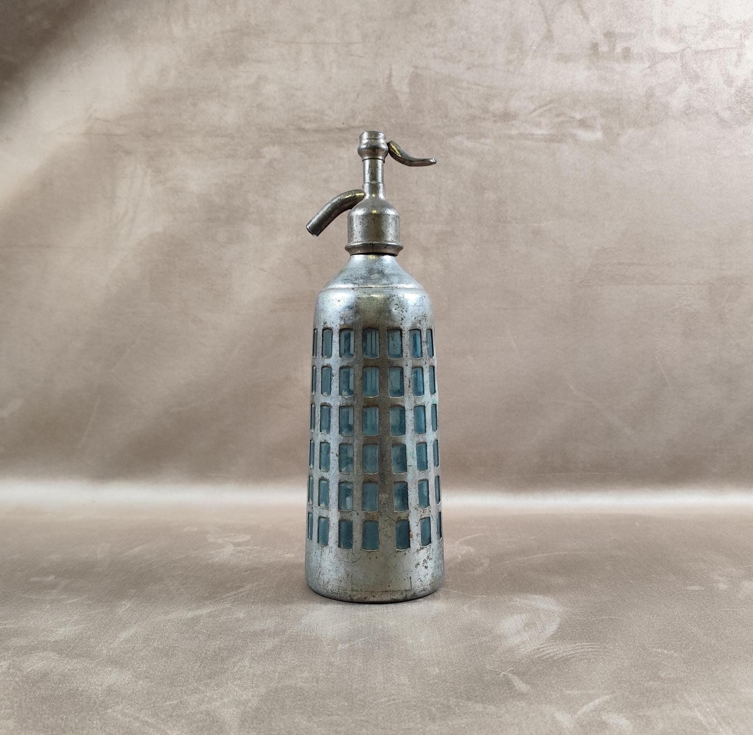 Petite Bouteille D'eau De Seltz à Siphon En Verre - Vintage, Transparente, Occasion