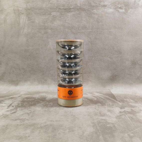 Lot De 6 Coupes à Glace Vintage En Inox 18/10 - Fabrication Française