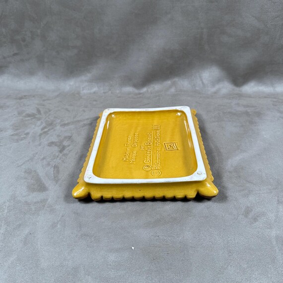 希少なLUビスケット型陶器鍋敷き オリジナルモデル フランス製 1980年