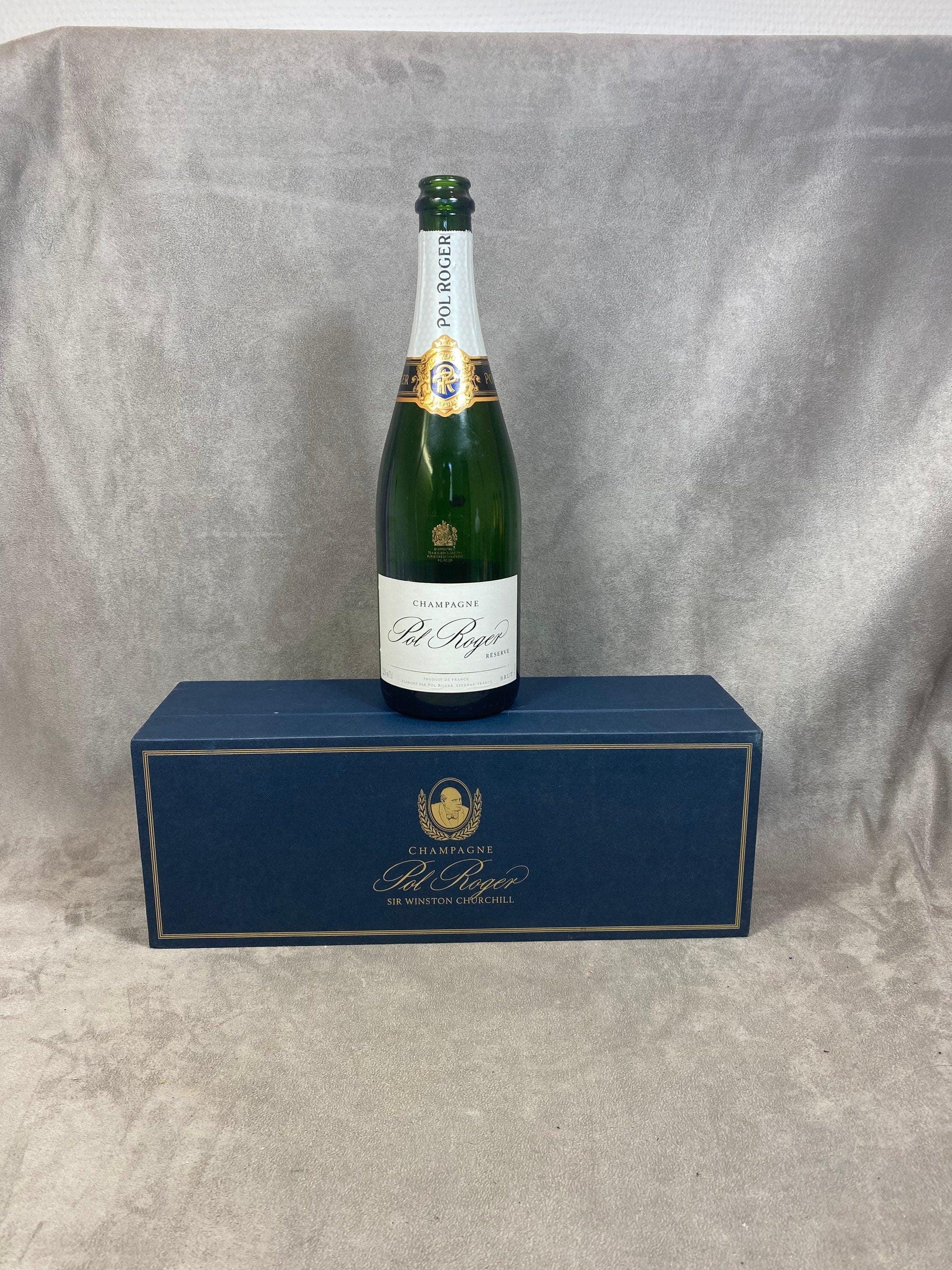 Pol Roger Blue Box for Bottle Cuvée Sir Winston Made in France