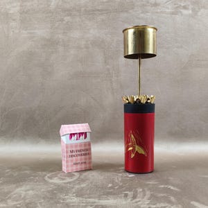 Vintage cigarette dispenser shotgun shell calibre 16