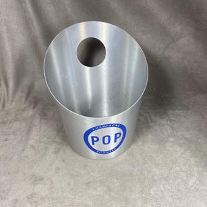 Vintage aluminium Pommery POP champagne bucket Made in France