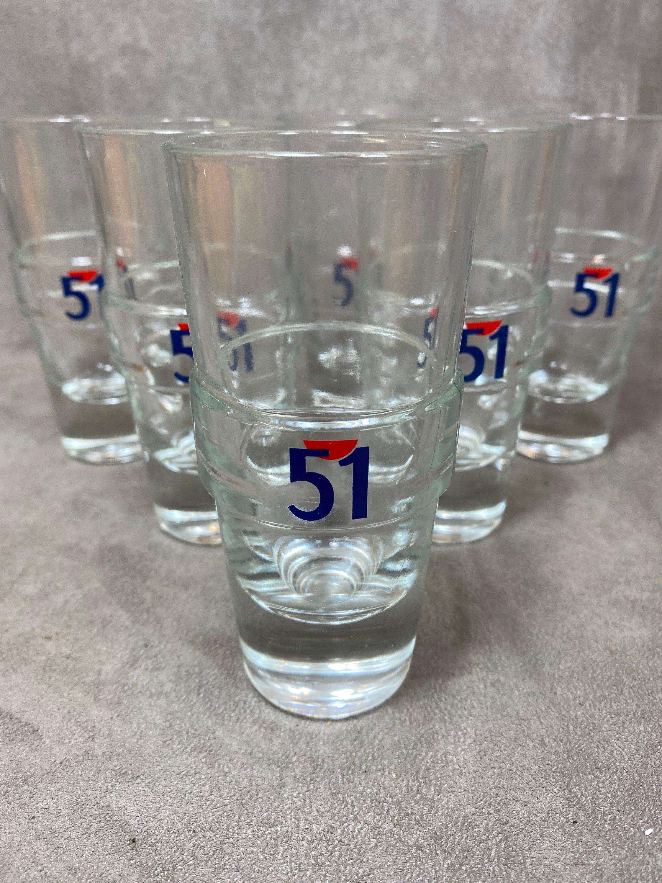 LOT DE 6 verres pastis 51, 2 carafes, et 1 étui réfrigérants EUR 30,00