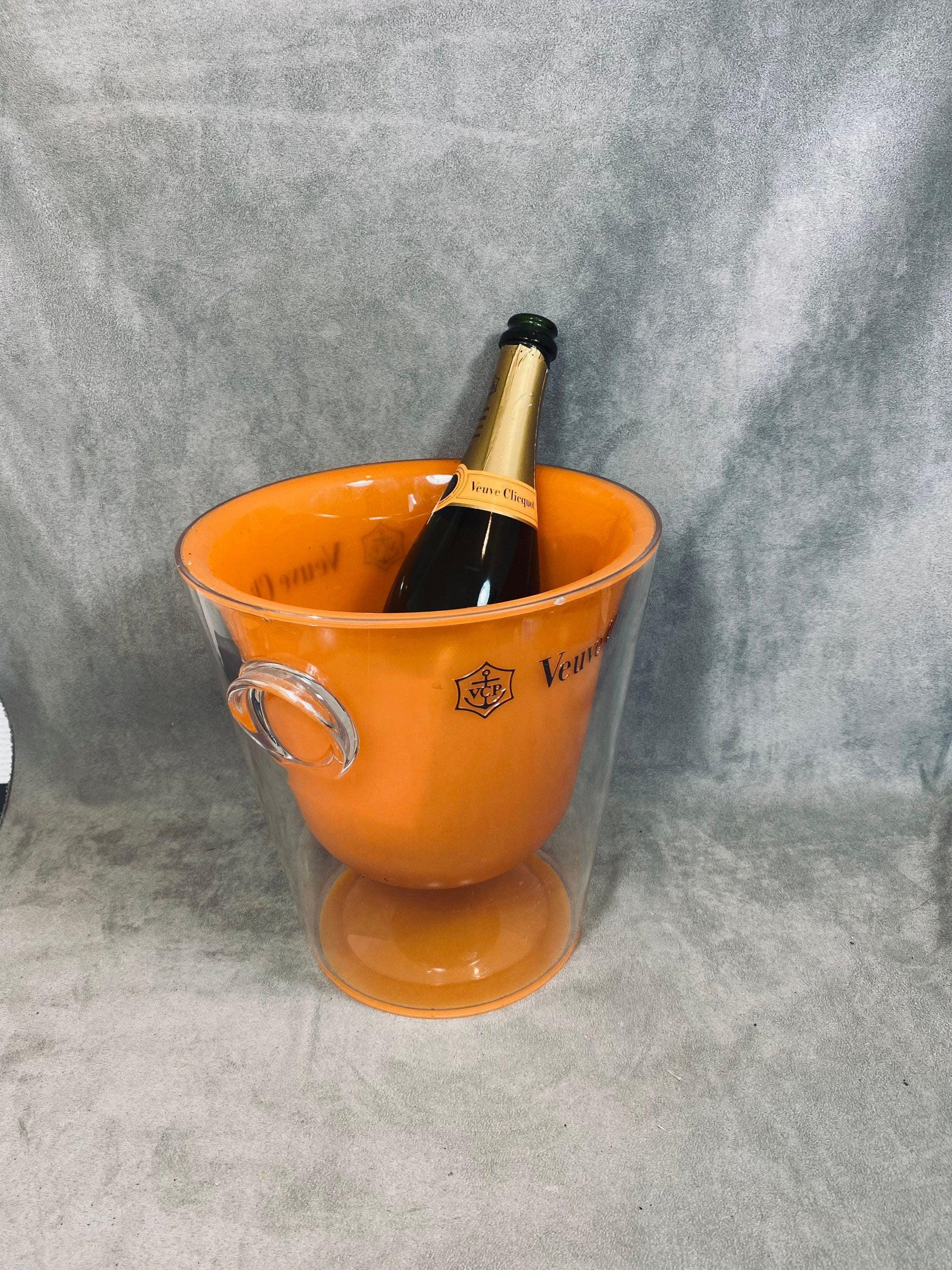 Seau à Champagne Veuve Clicquot – Gamme Trendy, Acrylique Transparent – Occasion