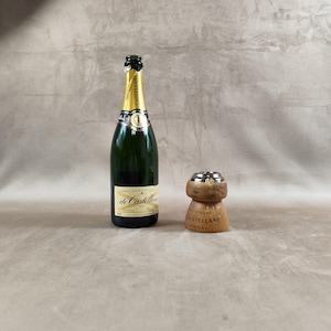 Advertising Ashtray in the Shape of a Champagne Cork De Castellane Made in France Vintage 1980