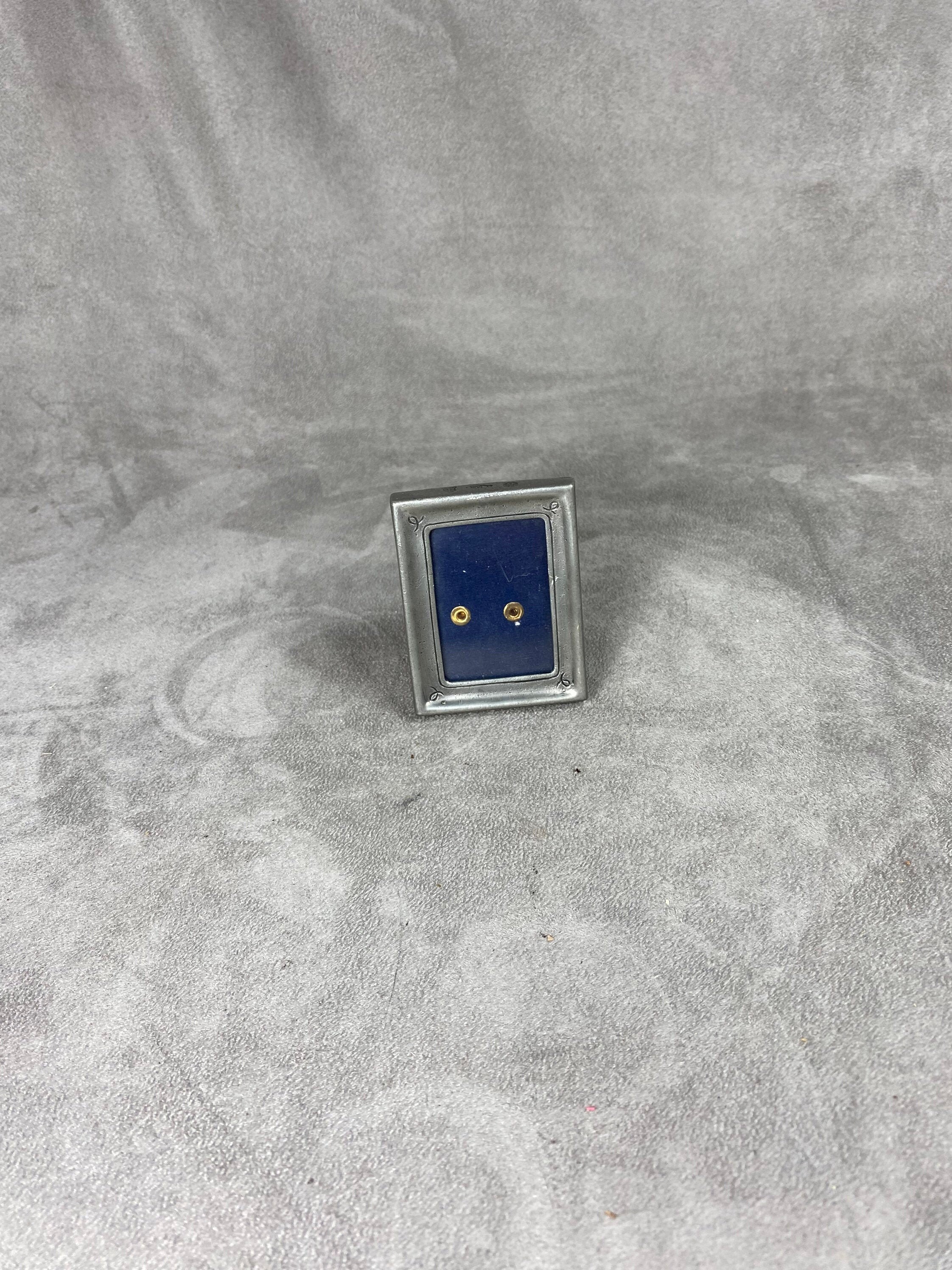 Cadre Photo en Etain Vintage Made in France Années 1960