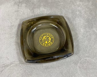 Taittinger glass ashtray Champagne Taittinger vintage Made in France