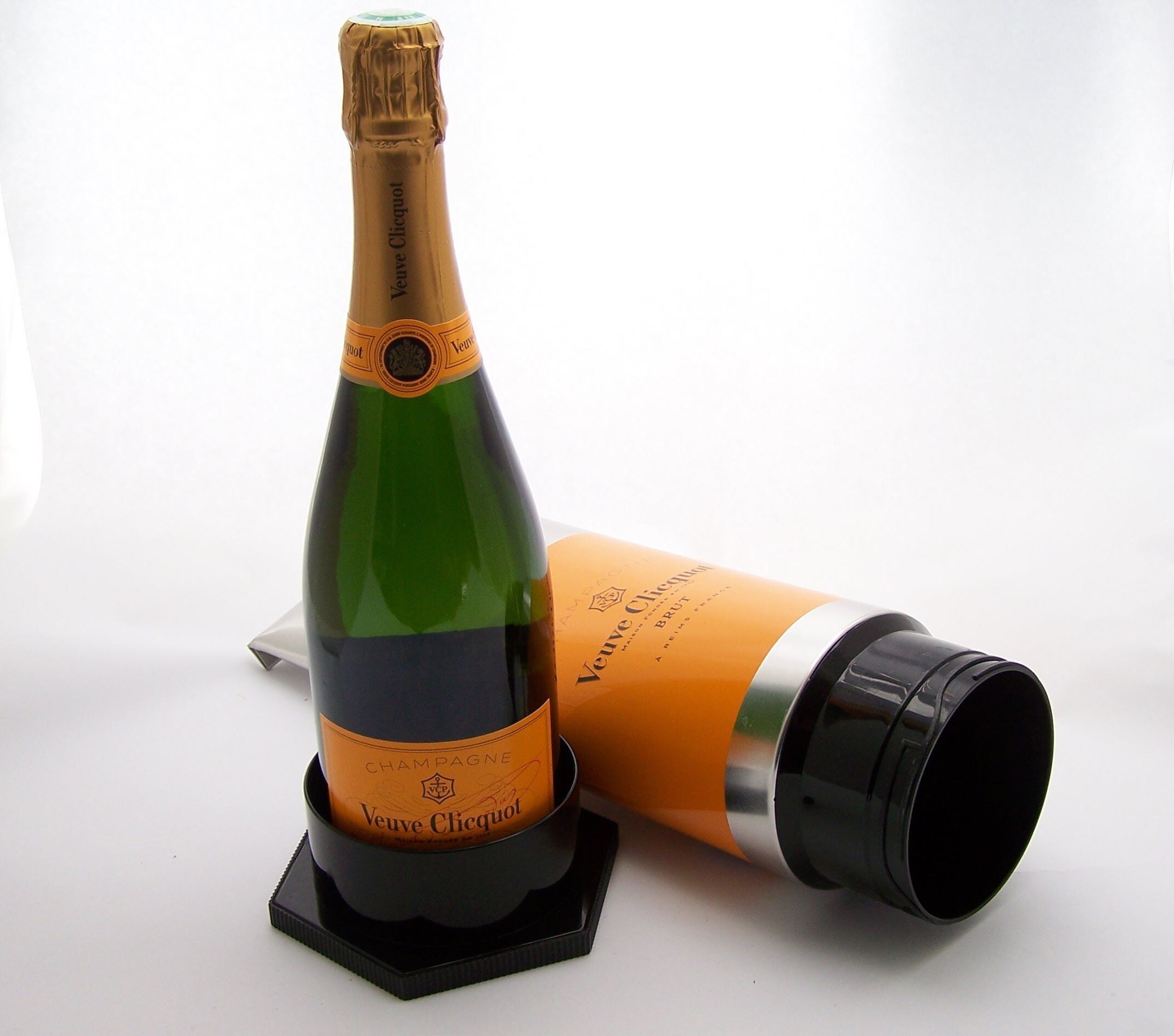 Veuve Clicquot Clear Bottle Holders