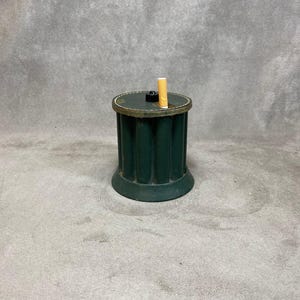 Vintage plastic and leather cigarette dispenser Circa 1960