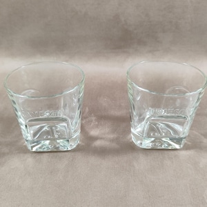 Set of 2 Whiskey Glasses Jameson Irish Whiskey Made in France Vintage 1980