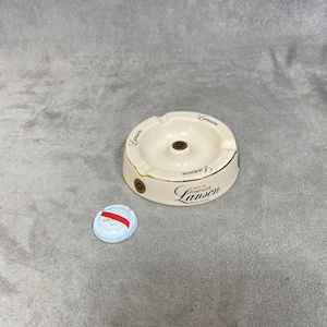 Lanson porcelain ashtray Made in France 1960s