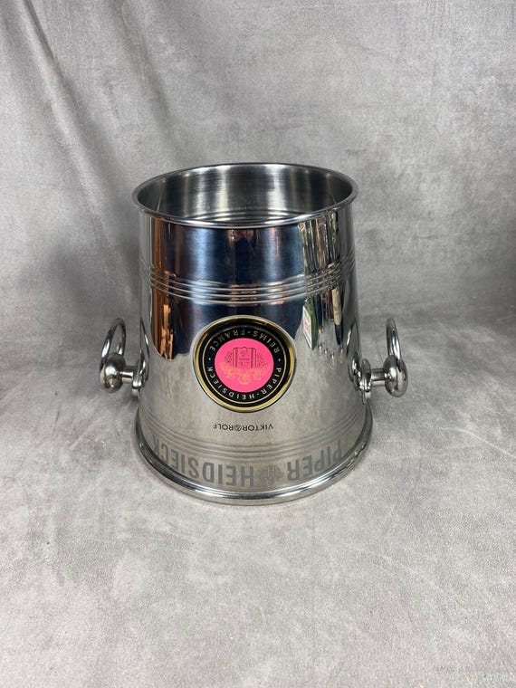 Magnifique seau à champagne vintage Piper-Heidsieck en