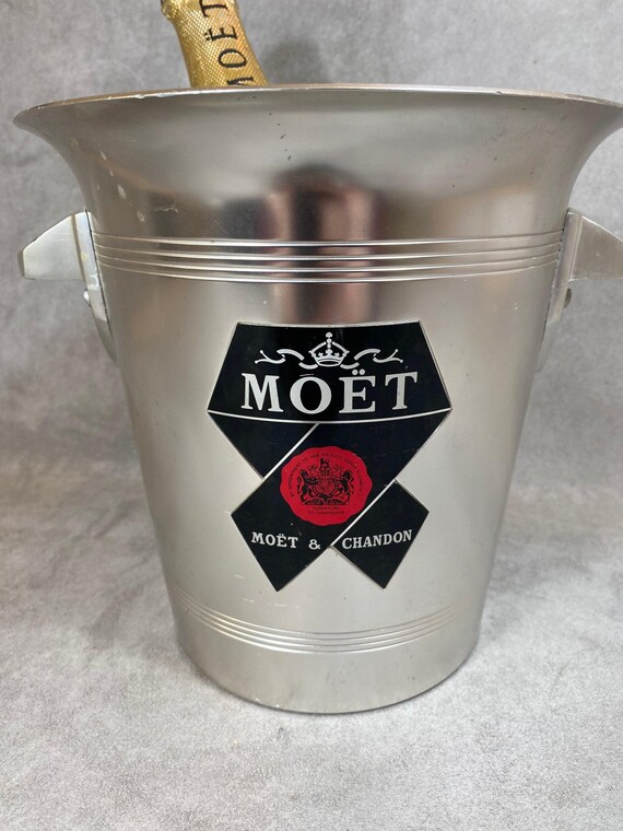 Seau à Champagne Moët & Chandon En Aluminium - Argenté - Occasion