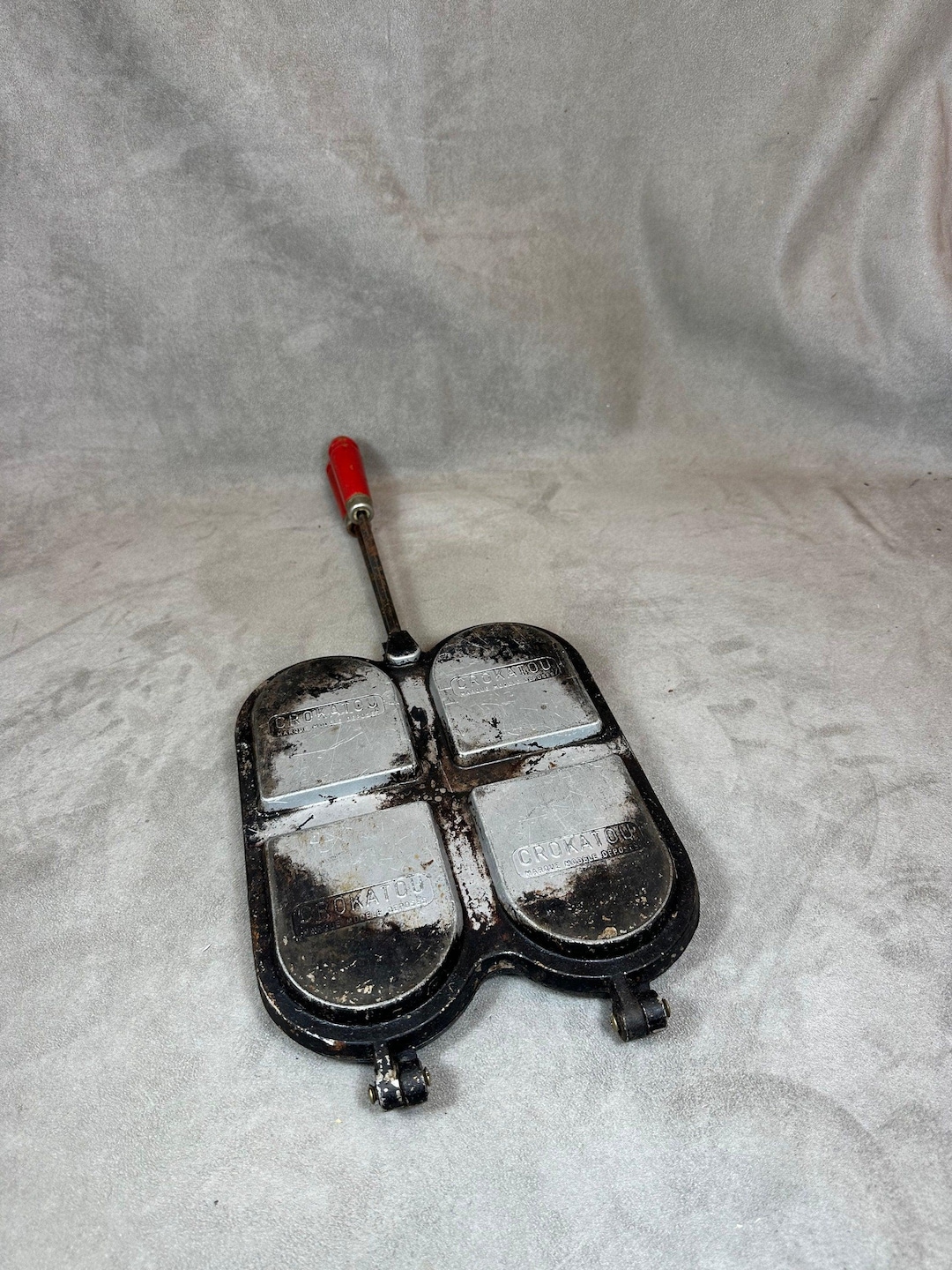 Toaster (croque-monsieur) électrique 2 pinces - Acier inox