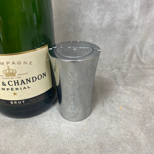 VERY RARE Bouchons stoppeur champagne en acier Möet & Chandon cuvée MCIII vintage