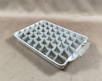 Bac à Glaçons à Levier Frigidaire Quickube Alu Doré, 32 Glaçons, Vintage