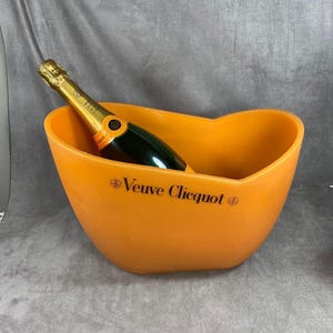 RARE Veuve Clicquot Large champagne basin for Veuve Clicquot champagne bottle, Champagne , Champagne Gift Made in France