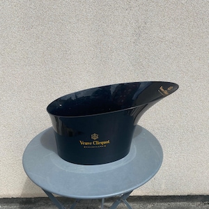 RARE Veuve Clicquot Large champagne basin for Veuve Clicquot champagne bottle, Champagne , Champagne Gift Made in France