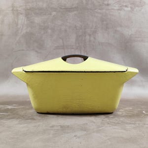 RARE La Coquelle by Raymond Loewy  Enamelled Cast Iron  Made in France Vintage 1970