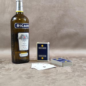 Jeu de cartes complet RICARD Made in France Vintage 1980