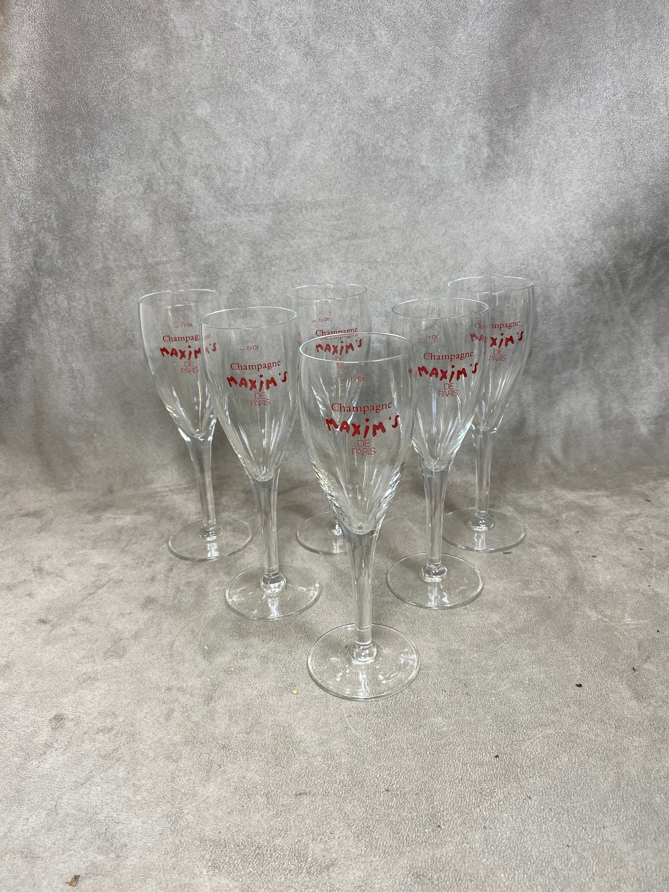 Cristal de Paris 6 Mireille glasses - 4 sizes