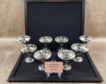 Coupes Létang Rémy pour glace, dessert en inox 18/10 (lot de 6