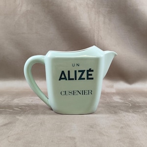 Advertising Jug Alizé Cusenier in Faience Made in France Vintage 1970