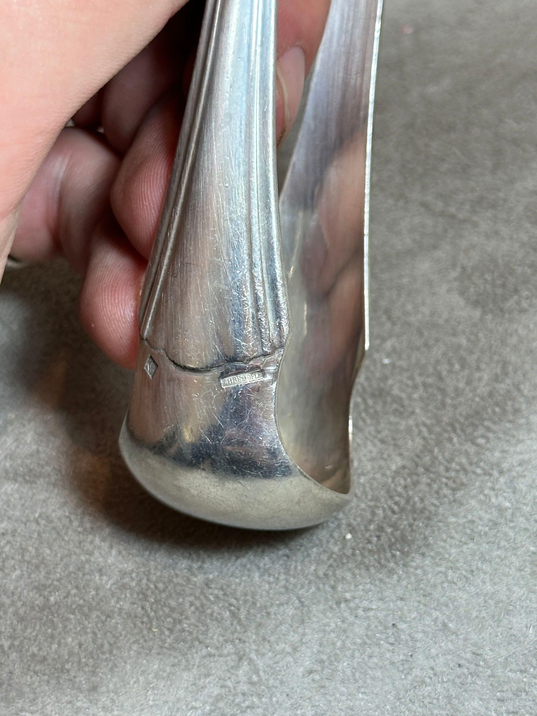 希少なクリストフルの銀メッキシュガートング（フランス製） - Etsy 日本