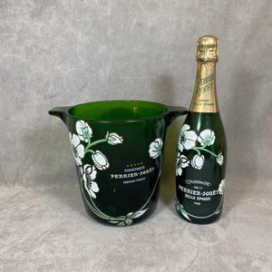 VERY RARE Seau à champagne Perrier Jouët champagne ice bucket from Perrier Jouët / French vintage / Wine / Champagne / Made in France