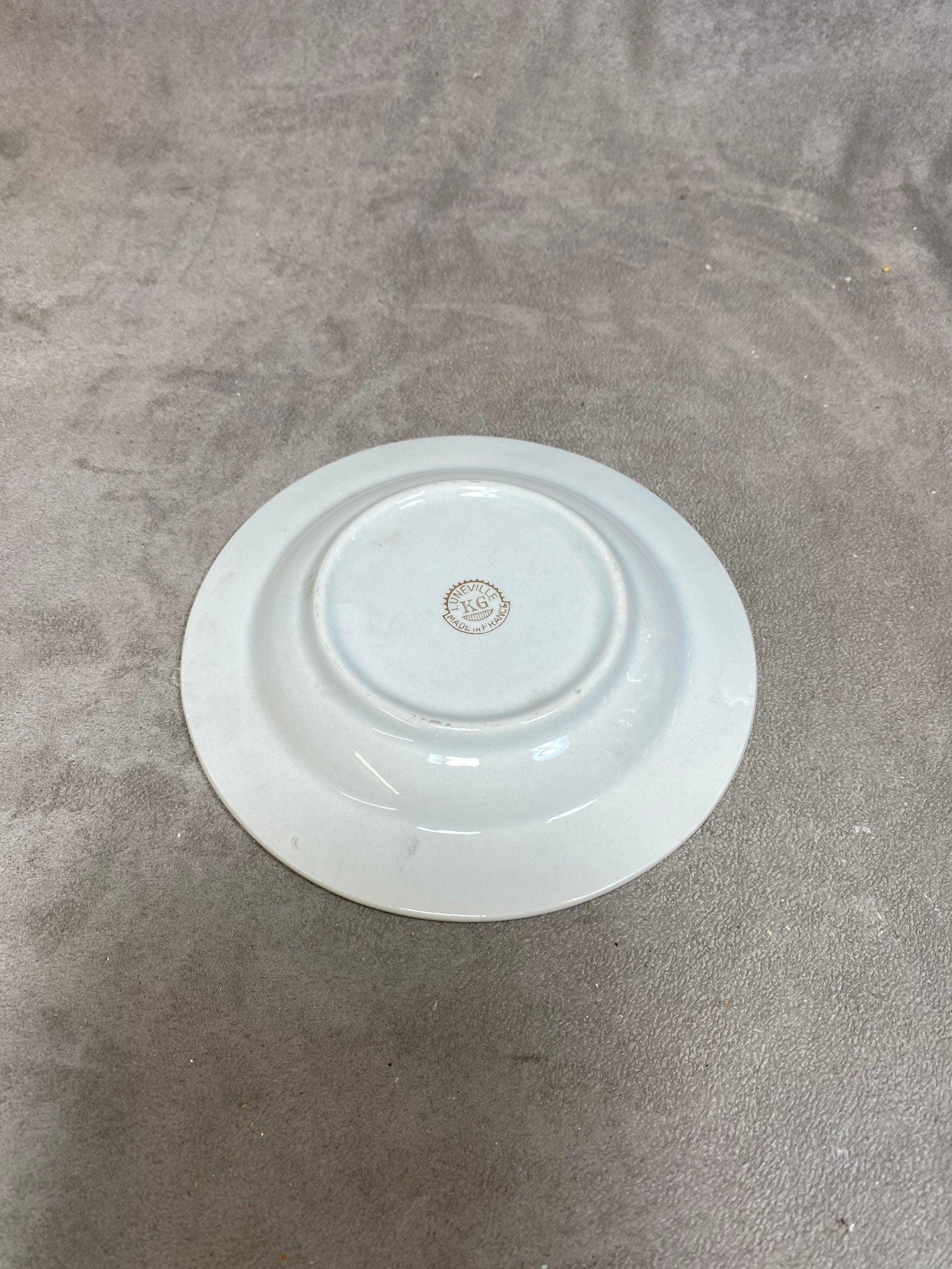 Cendrier Décoratif Lunéville KG – Faïence Vintage – Céramique Classique