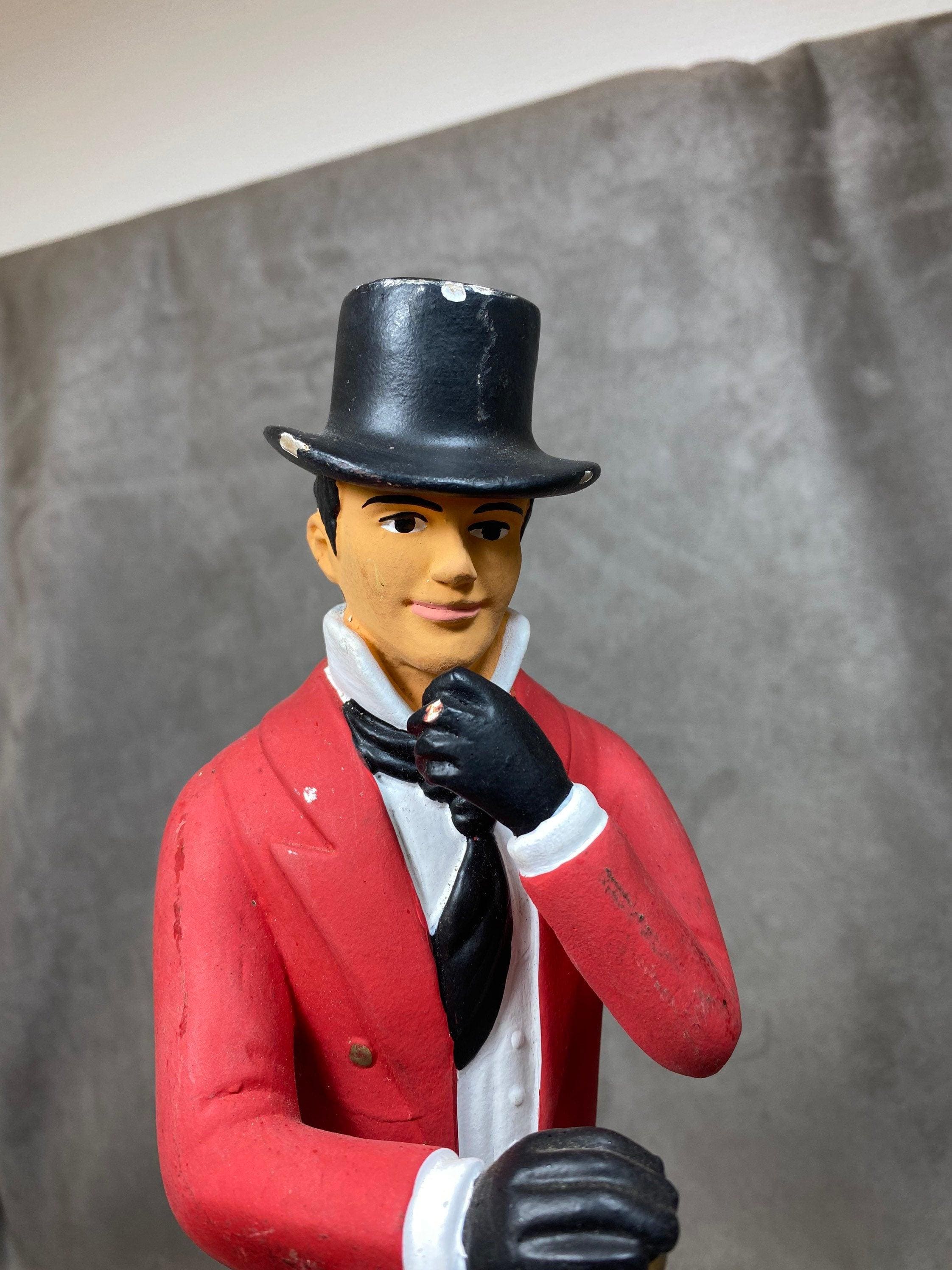RARE Johnnie Walker Striding Man Vintage Plaster Figurine