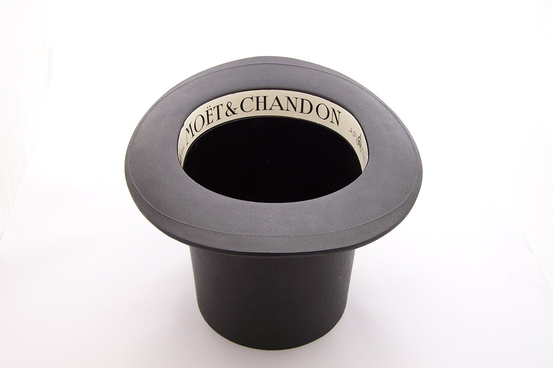 Moet Et Chandon Ice Bucket Top Hat Champagne Bucket Moët Vintage Black