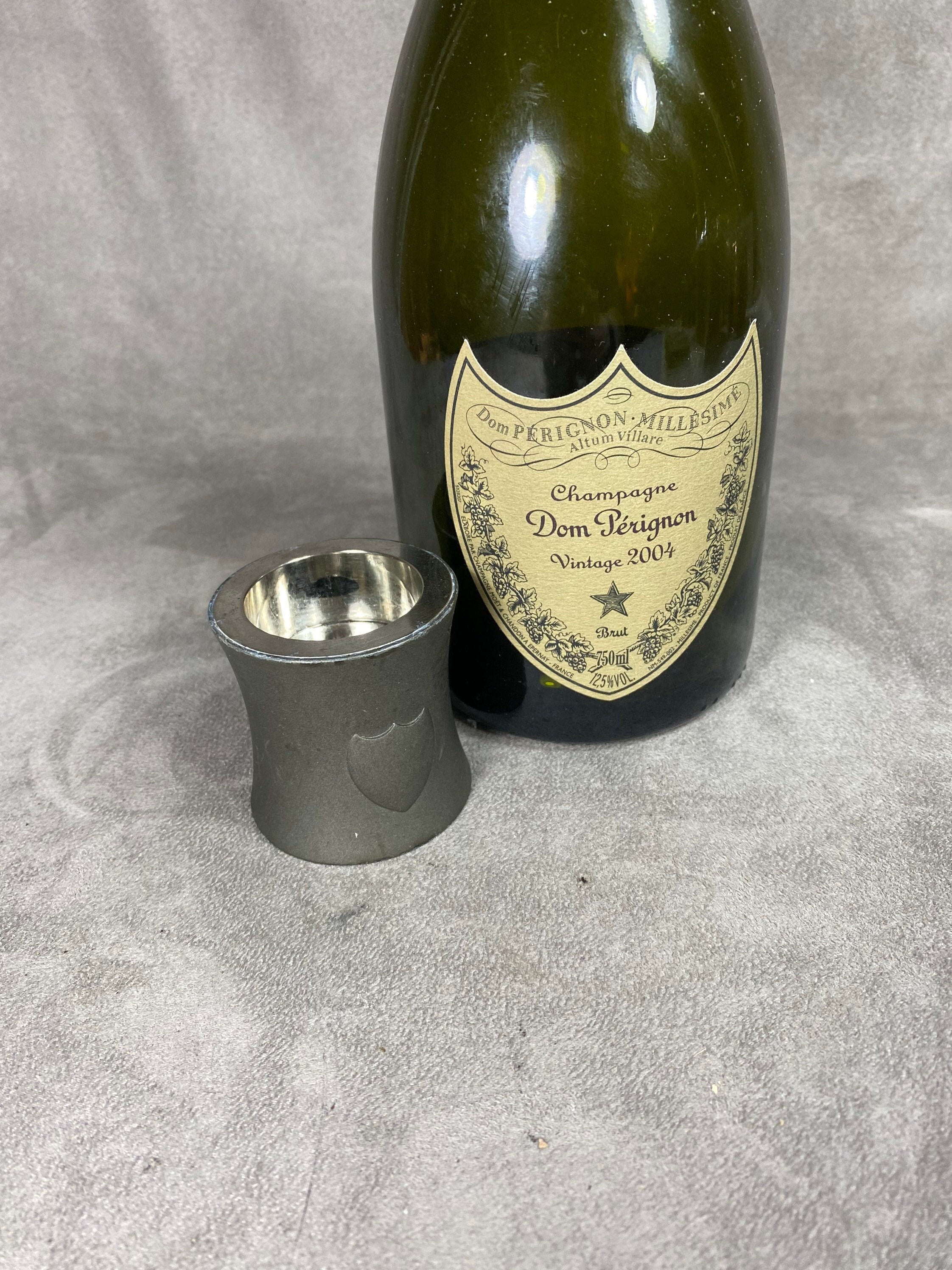 Rare Bougeoir ou Photophore Dom Perignon Vintage Martin Szekely Cadeau Couple Marié Mariage Fiancée 