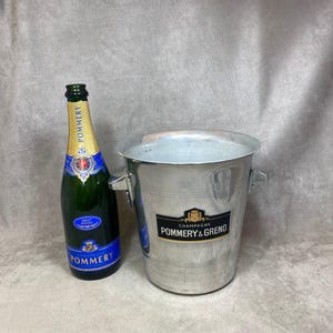 Vintage aluminium Pommery&Greno champagne bucket Made in France