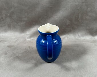 ルクルーゼ ヴィンテージ ブルー セラミック ピッチャー フランス製