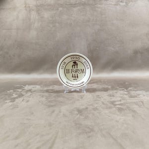 Advertising Ashtray Le Forum Forvm Septantenaire in Faience Made in France Vintage 1980
