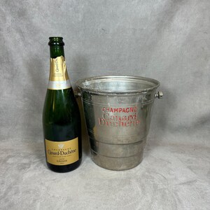RAREChampagne bucket Vintage French Canard Duchene Champagne ice bucket, cooler Made in France 1950
