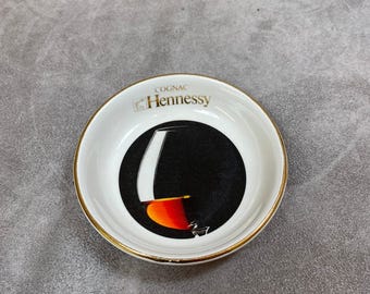 Hennessy ceramic ashtray  vintage Made in France