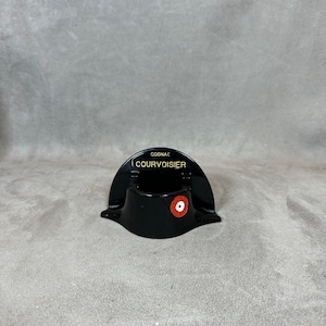 RARE Black plastic ashtray Courvoisier shaped hat of Napoleon special edition for the bicentenary of Napoleon 1st