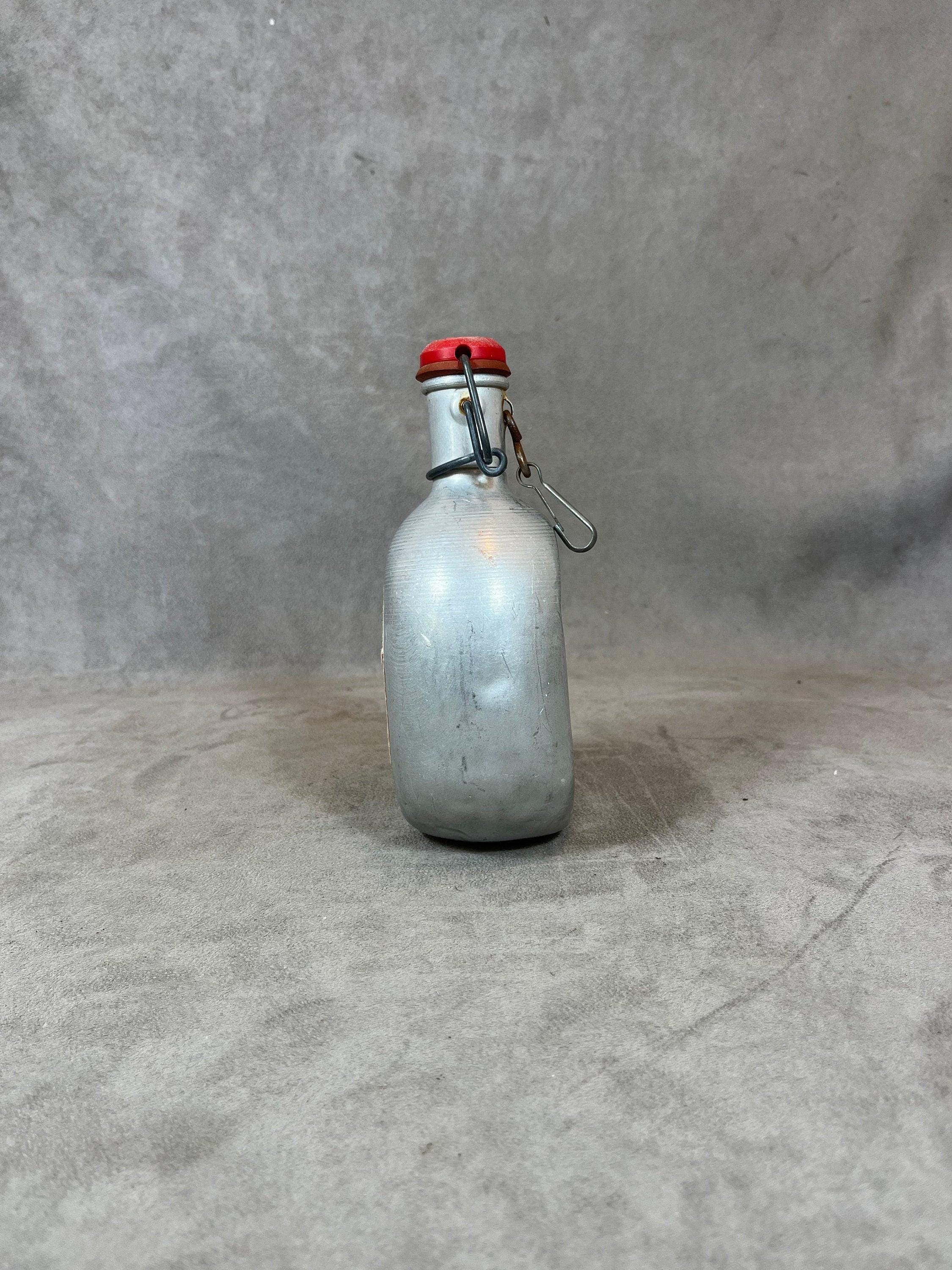 Gourde Vintage Le Grand Tétras - Aluminium 0,5L - Bouchon Mécanique, Fabriquée En France