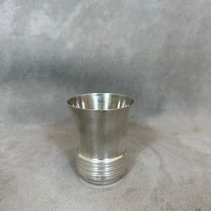 Silver metal baptismal timpani  Made in France 1970’s
