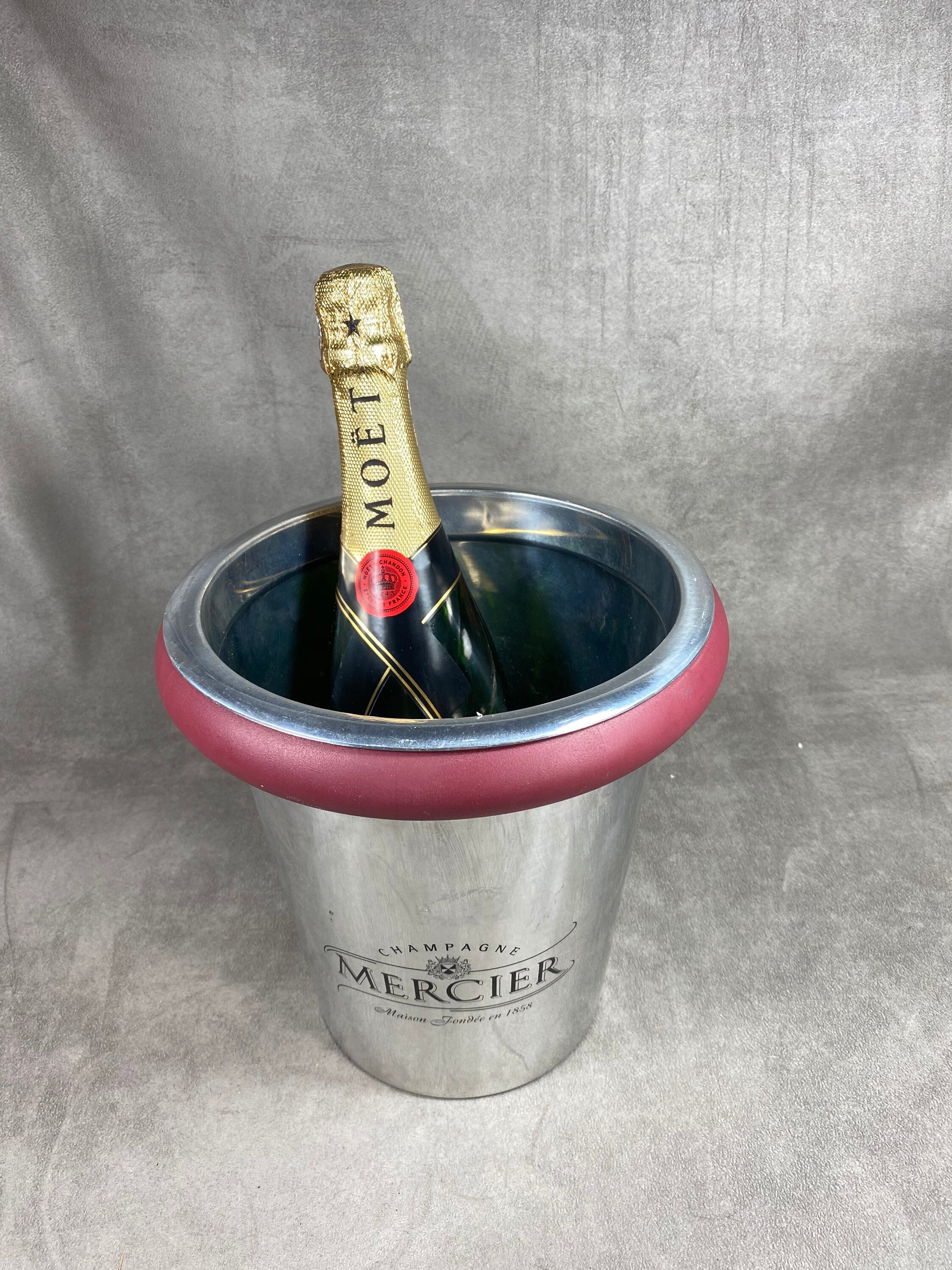 Champagne Mercier Seau à Champagne Vintage Pour Bouteille de Seau, Champagne Français, Cadeau Made i