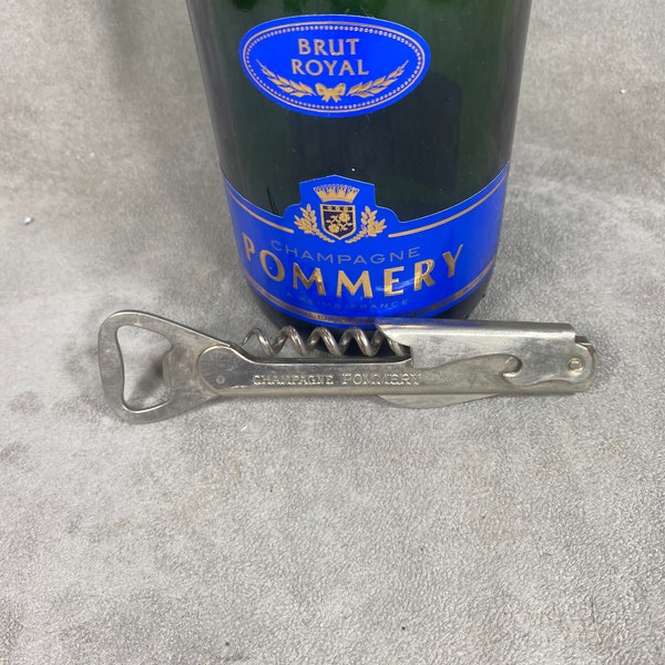 Pommery&Greno champagne Décapsuleur, Tire-bouchon en acier vintage Made in France, Wine Collectors, French Wine