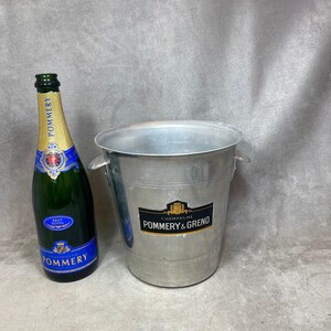Vintage aluminium Pommery&Greno champagne bucket Made in France