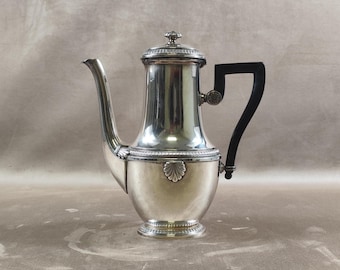 クリストフルの銀メッキメタルナプキンリング2個セット。アンドレ