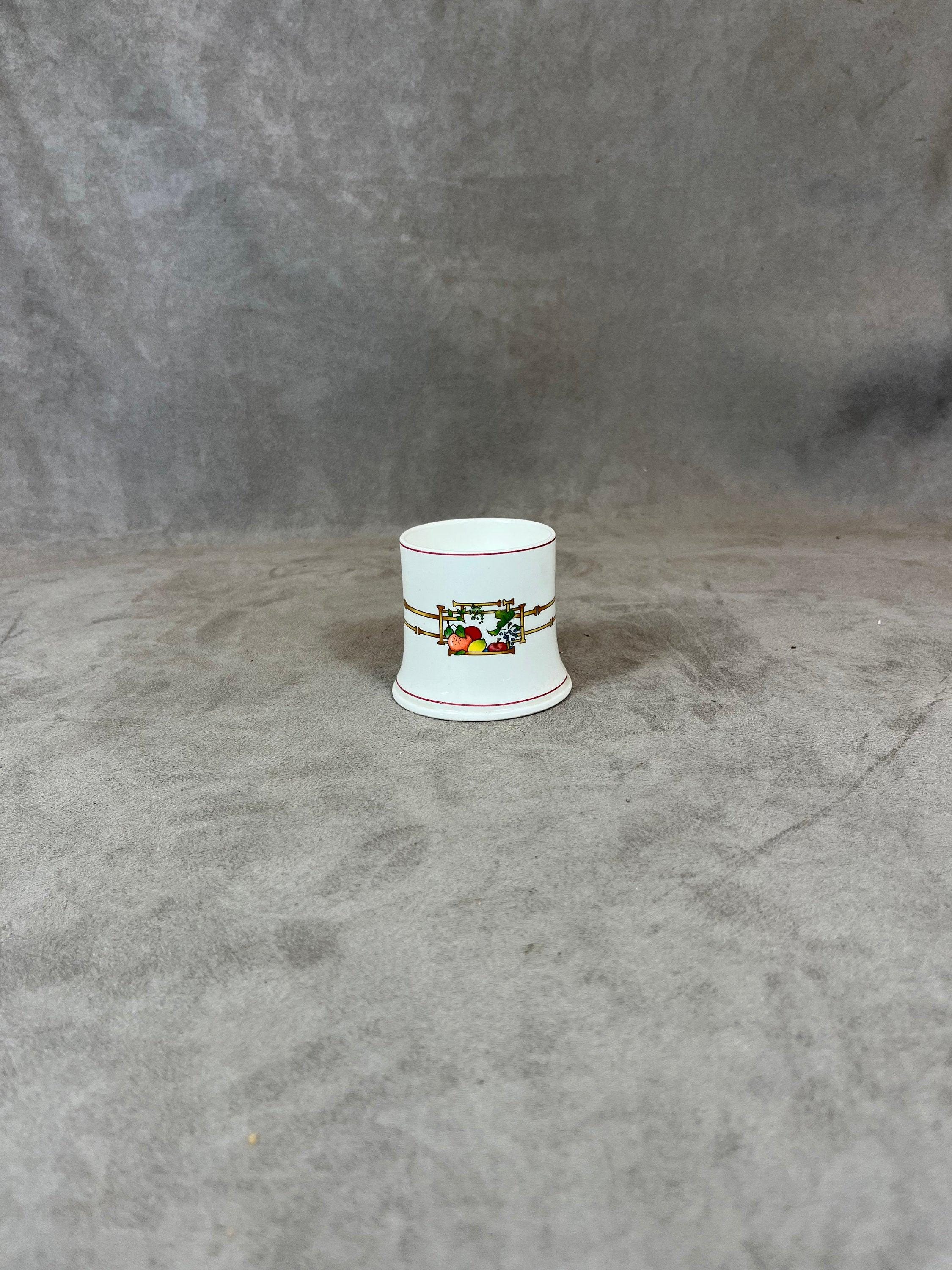 ビレロイ＆ボッホ製磁器キャンドルホルダー、ルクセンブルク製、1980年
