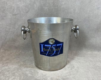 ANCIEN SEAU À Champagne en Aluminium Émaillé Rouge Maxim's de Paris Années 70 EUR 78,90 - FR