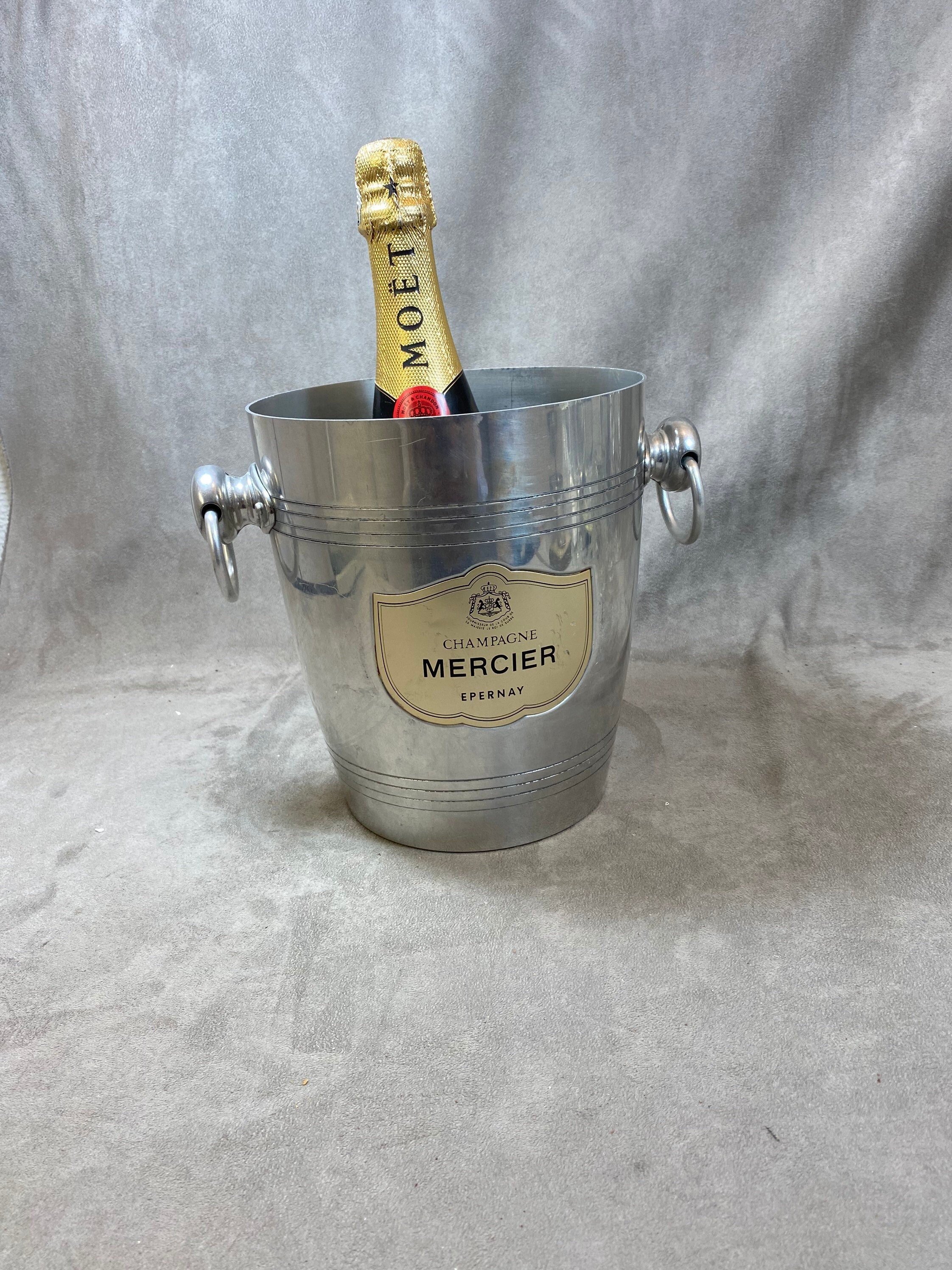 Champagne Mercier Seau à Champagne Vintage Pour Bouteille de Seau, Champagne Français, Cadeau Made i